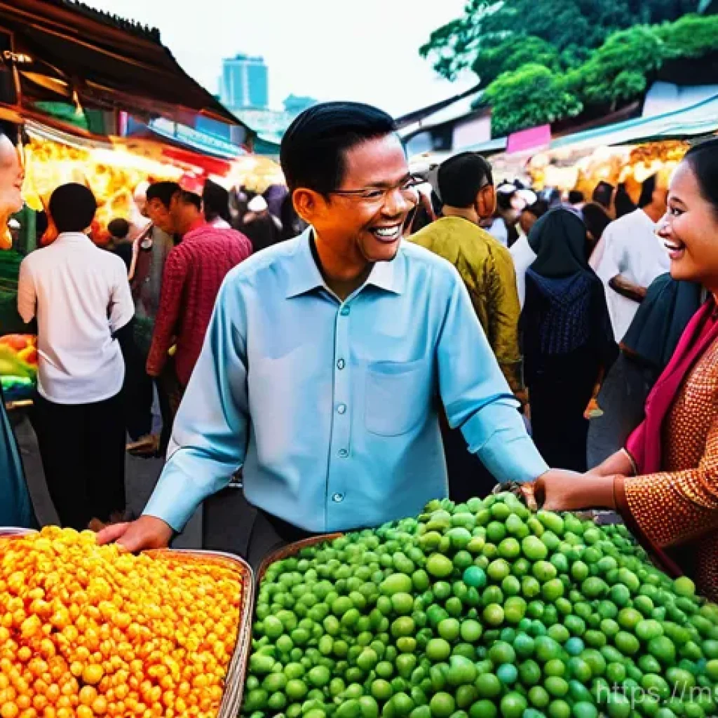 고정관념 없는 언어 사용법 - **Prompt 1: The Tangible Impact of Words in a Malaysian Setting**
    "A vibrant, high-angle shot ca...