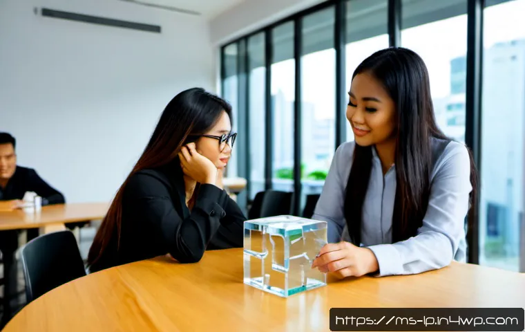 고정관념 없는 시각으로 인사이트 찾기 - Photorealistic editorial scene in a modern Malaysian coworking space, a diverse team of Malay, Chine...